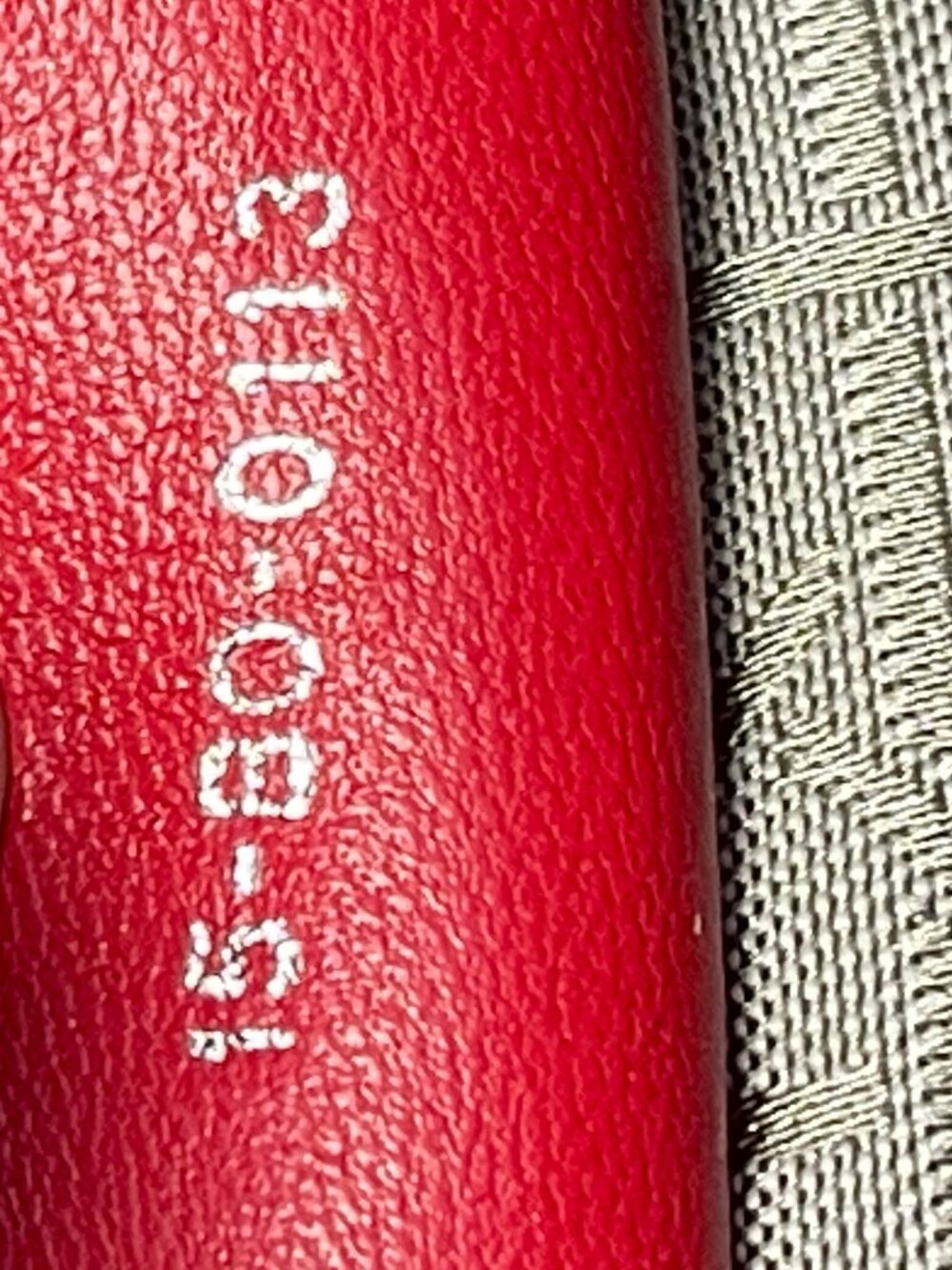 Dior Lady Dior in Red Lambskin - Large - Preowned - Picture 4 of 16